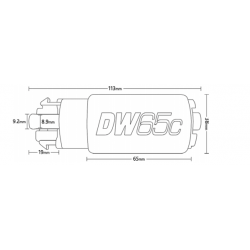 Pompe à essence Deatschwerks DW65C 265Lh