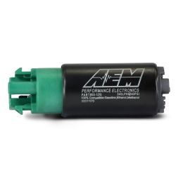 Pompe à essence AEM E85 340Lh 65mm avec crochet 