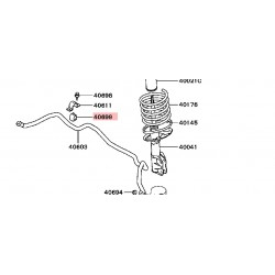 Silent-bloc barre stabilisatrice 24mm avant OEM Mitsubishi Lancer Evo 7/9