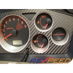 Fond de compteur carbone Rexpeed Mitsubishi Lancer Evolution 7/9