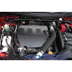 Cache moteur carbone Rexpeed Mitsubishi Lancer Evolution X