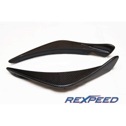 Flaps RA-Style carbone Rexpeed Mitsubishi Lancer Evolution 8