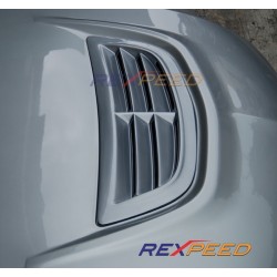 Prise d'air de capot en Fibre Rexpeed Mitsubishi Lancer Evolution