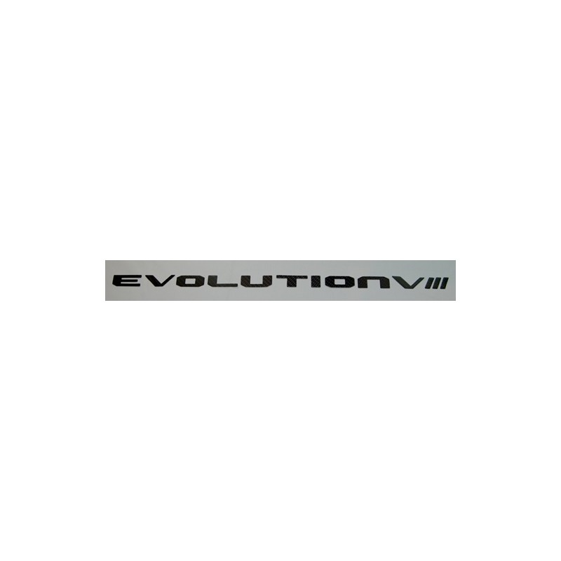 Badge carbone Evolution VIII Rexpeed MItsubishi Lancer Evolution
