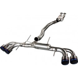 Catback avec y-pipe HKS Racing Muffler avec silencieux pour Nissan GTR R35