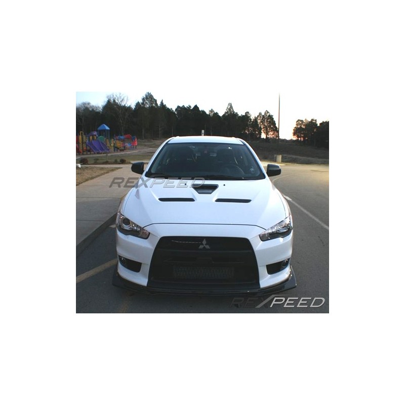 Lame Avant carbone R-Style Rexpeed Mitsubishi Lancer Evolution X