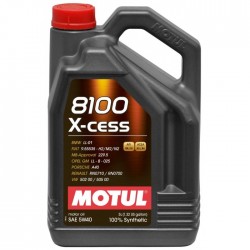 Bidon d'huile 5L Motul 8100 X-Cess 5W40