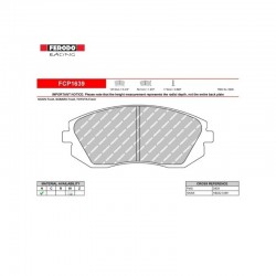 Plaquettes avant Ferodo DS2500 GT86/BRZ