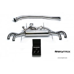 Catback ArmyTrix en acier inoxydable avec valves et sorties or