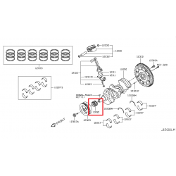 Pignon distribution vilebrequin Nissan OEM 