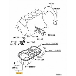 Carter d'huile Evo VIII et IX avec emplacement sonde