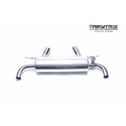 Catback Armytrix en acier inoxydable avec valves, sorties bleues en acier inoxydable pour Toyota SUPRA MK5