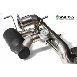 Catback Armytrix en titane avec valves, sorties en titane pour Acura NSX