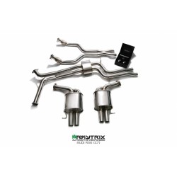 Catback Armytrix en acier inoxydable avec valves,  quatre sorties  pour Audi RS6/RS7 C7 4.0 V8 Twin Turbo