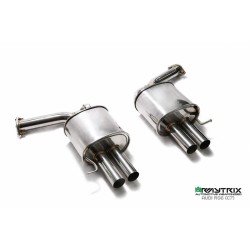 Catback Armytrix en acier inoxydable avec valves,  quatre sorties  pour Audi RS6/RS7 C7 4.0 V8 Twin Turbo