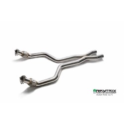 Catback Armytrix en acier inoxydable avec valves,  quatre sorties  pour Audi RS6/RS7 C7 4.0 V8 Twin Turbo