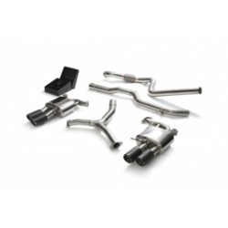 Catback Armytrix en acier inoxydable avec valves, sorties carbone  en acier inoxydable pour Audi A5 Sportback B9 4WD