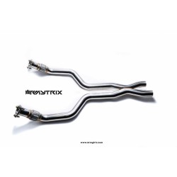 Catback Armytrix en acier inoxydable avec valves, sorties noires mates en acier inoxydable pour Audi A6/A7 C7 3.0 TFSI