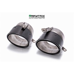 Catback Armytrix en titane avec valves, sorties carbone pour Audi R8 MK1 V10 5.2 FSI (2009-2012)