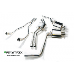 Catback Armytrix en acier inoxydable avec valves pour Audi RS4 Avant (B8) 4.2 V8 FSI