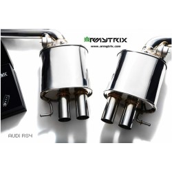 Catback Armytrix en acier inoxydable avec valves pour Audi RS4 Avant (B8) 4.2 V8 FSI