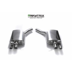 Catback Armytrix en acier inoxydable avec valves, sorties bleues pour Audi RS4 Avant (B9) 2.9 V6 Turbo