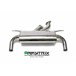 Catback Armytrix en acier inoxydable avec valves, sorties noires mates pour BMW Série 2 Coupé F22 M235i