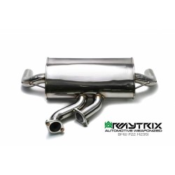 Catback Armytrix en acier inoxydable avec valves, sorties or pour BMW Série 2 Coupé F22 M235i