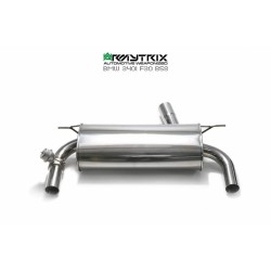 Catback Armytrix en acier inoxydable avec valves, sorties argent chromés pour BMW Série 340i F30/F31