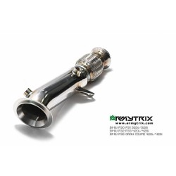 Catback Armytrix en acier inoxydable avec valves, sorties noires mates pour BMW Série 320GT/328GT F34