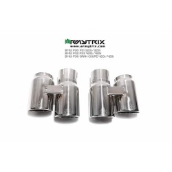 Catback Armytrix en acier inoxydable avec valves, sorties argent chromés pour BMW Série 3 F30/F31 320i/328i (2014-2015)