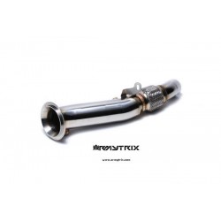 Catback Armytrix en acier inoxydable avec valves, sorties bleues pour BMW Série 3 F30/F31 320i/328i (2011-2014)