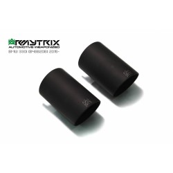 Catback Armytrix en acier inoxydable avec valves, sorties noires mates pour BMW Série 320GT/330GT F34