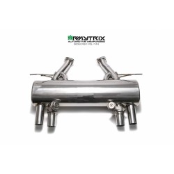 Catback Armytrix en acier inoxydable avec valves, sorties argent chromés pour BMW M4 F82/F83 (2014-présent)