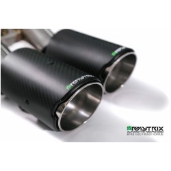 Catback Armytrix en acier inoxydable avec valves, sorties carbone pour BMW M4 F82/F83 (2014-présent)