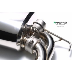 Catback Armytrix en acier inoxydable avec valves, sorties carbone pour BMW Série 5 F10 535i (2011-2016)