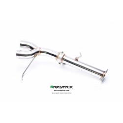 Catback Armytrix en acier inoxydable avec valves, sorties argent chromés pour BMW Série 5 F10 520i/528i (2011-2016)