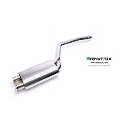 Catback Armytrix en acier inoxydable avec valves, sorties argent chromés pour BMW Série 5 F10 520i/528i (2011-2016)