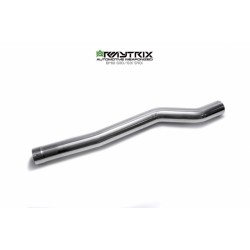 Catback Armytrix en acier inoxydable avec valves, sorties argent chromés pour BMW Série 5 540i G30/G31