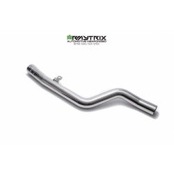 Catback Armytrix en acier inoxydable avec valves, sorties argent chromés pour BMW Série 5 540i G30/G31