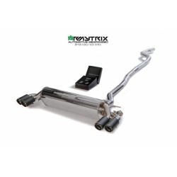 Catback Armytrix en acier inoxydable avec valves, sorties carbone pour BMW Série 5 540i  G30/G31