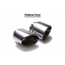 Catback Armytrix en acier inoxydable avec valves, sorties argent chromés pour Mercedes Benz Classe A W176 (2012-2015)