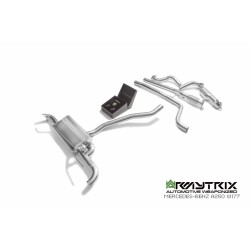 Catback Armytrix en acier inoxydable avec valves pour Mercedes Benz Classe A W177 A250 (2018-présent)