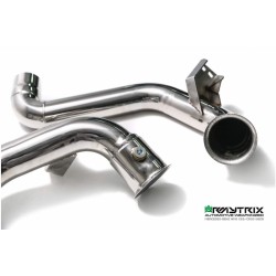 Catback Armytrix en acier inoxydable avec valves pour Mercedes Benz Classe C W205 C63/C63S AMG