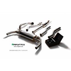 Catback Armytrix en acier inoxydable avec valves pour Mercedes Benz Classe CLA C117 CLA45 AMG