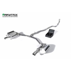 Catback Armytrix en acier inoxydable avec valves pour Mercedes Benz Classe E W213 E200/E250/E300