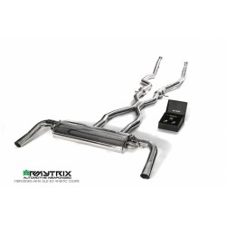 Catback Armytrix en acier inoxydable avec valves pour Mercedes Benz GLE63 / GLE63 S Coupé AMG V8 Biturbo