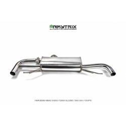 Catback Armytrix en acier inoxydable avec valves pour Mercedes Benz X253 GLC250/GLC300 SUV