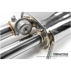 Catback Armytrix en acier inoxydable avec valves pour Mercedes Benz X253 GLC250/GLC300 SUV