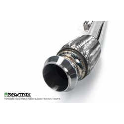 Catback Armytrix en acier inoxydable avec valves pour Mercedes Benz X253 GLC250/GLC300 SUV